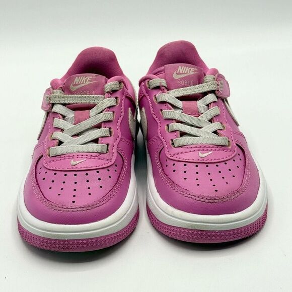 Nike Air Force 1 Low Easy On Playful Pink White - Kids US 8C / FN0237-600 - Picture 2 of 11